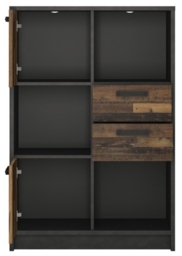 Bay Rustic Low Bookcase - thumbnail 2