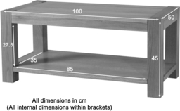 Milano Oak Coffee Table - thumbnail 2