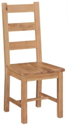 Appleby Oak Ladder Back Dining Chair (Sold in Pairs)