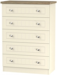 Vienna Cream 5 Drawer Chest