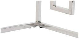Modern Glass and Chrome Coffee Table - thumbnail 5