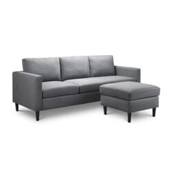 Marant Grey Fabric Corner Sofa - thumbnail 2