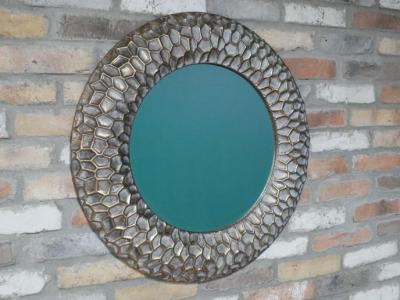 Metal Round Mirror - 72cm x 72cm - (Set of 2) - image 1