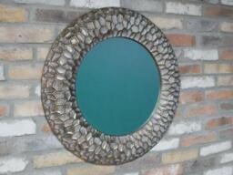 Metal Round Mirror - 72cm x 72cm - (Set of 2) - thumbnail 1