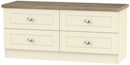 Vienna Cream Ash 4 Drawer Bed Box - thumbnail 1