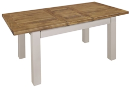 Regatta Grey Painted Pine Dining Table, Seats 4 to 6 Diners, 140cm to 180cm Extending Rectangular Top - thumbnail 2