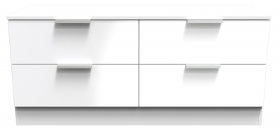 Plymouth White Gloss Bed Box - image 1