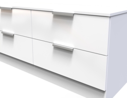 Plymouth White Gloss Bed Box - thumbnail 3