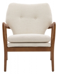 Jensen Cream Fabric Armchair