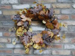 Artificial Autumn Wreath (Set of 2)