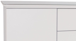 Flux White Glass Top Medium Sideboard - thumbnail 2
