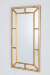 Clearance - Antique Gold Trim Wall Mirror Rectangular - 80cm x 155cm