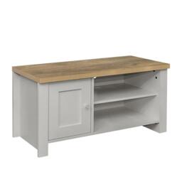 Highgate Grey Painted 1 Door TV Unit - thumbnail 3