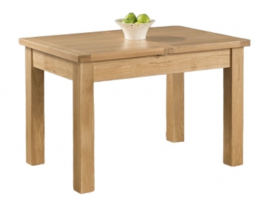 Cambridge Oak 4 Seater Butterfly Extending Dining Table - image 1
