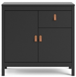 Deniliquin Black 2 Door Small Sideboard