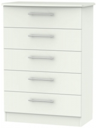 Sherwood Porcelain 5 Drawer Chest