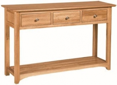 Shaker Oak Large Console Table