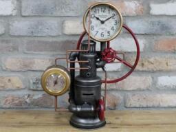Pipe Clock Coin Bank (Set of 2)