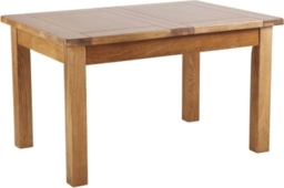 Originals Rustic Oak Medium 4 Seater Extending Dining Table - thumbnail 1
