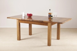 Originals Rustic Oak Medium 4 Seater Extending Dining Table - thumbnail 3