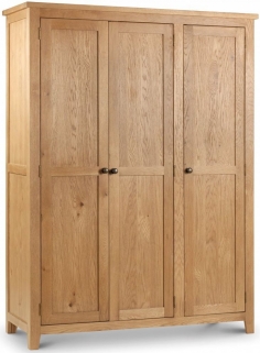 Marlborough Waxed Oak 3 Door Wardrobe - image 1