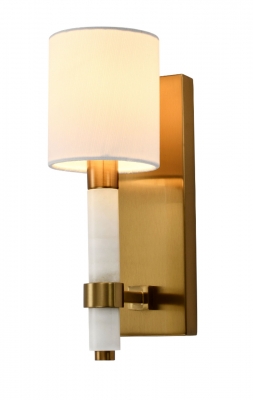 Mindy Brownes Lola White and Gold Wall Light