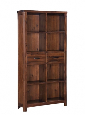 Andorra Dark Acacia Tall Bookcase - image 1