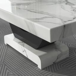 Madrid Coffee Table - White Marble - thumbnail 2