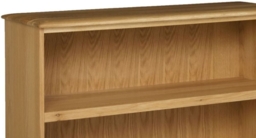 Malmo Oak Low Bookcase - thumbnail 2