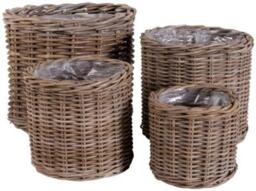 Bogor Kubu Set of 4 Baskets
