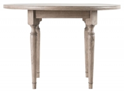 Mustique Wooden Round Dining Table - 2 Seater - thumbnail 1