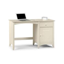 Cameo White Single Writing Desk - thumbnail 1