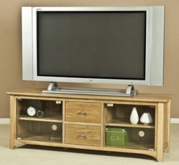 Shaker Oak Large TV Unit - thumbnail 2