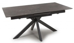 Galaxy Brown Ceramic 6-8 Seater Extending Dining Table