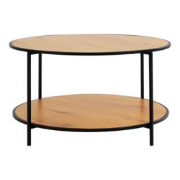 Vita Round Coffee Table - Natural Wood - thumbnail 2