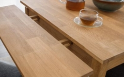 Coxmoor Oiled Oak 2 Seater Extending Dining Table - thumbnail 2