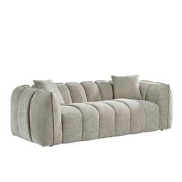Venice Sofa Set - Beige Fabric - 3+2+1 Seater - thumbnail 2