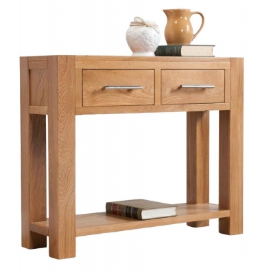 Milano Oak Large Console Table - image 1