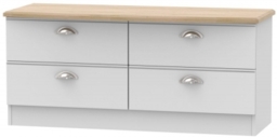 Victoria Grey and Riviera Oak Bed Box