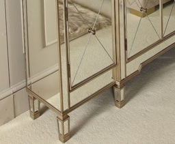 Beaumont Gold Mirrored Sideboard - thumbnail 3