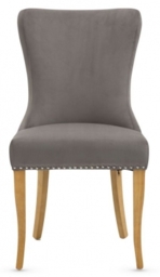Ashley Steel Grey Dining Chair (Sold in Pairs) - thumbnail 1