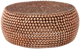Bridgton Copper Beaded Coffee Table