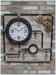 Large Pipe Clock