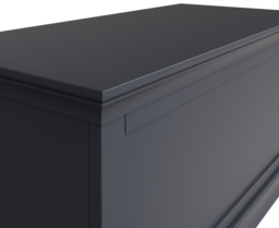Clearance - Chantilly Midnight Grey Painted Blanket Box - D583 - thumbnail 3