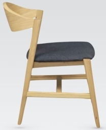 Carrington Scandinavian Style Oak Carver Dining Chair (Sold in Pairs) - thumbnail 3