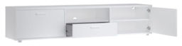 Kiama White Large Storage TV Unit - thumbnail 2