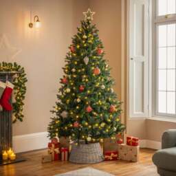 Pre-Lit Fraser Fir Artificial Christmas Tree - Christow - thumbnail 2