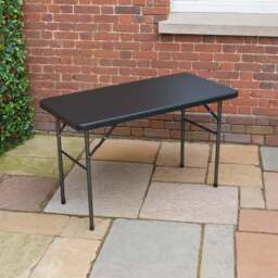 4ft Rattan Effect Garden Table - Christow - thumbnail 4