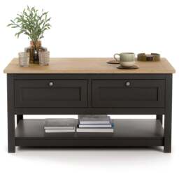 Dartmouth Coffee Table with Drawer Storage - Christow - thumbnail 3