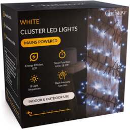 LED Cluster Christmas Lights - Christow - thumbnail 5